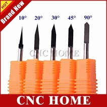 아크릴커터 아크릴재단 3.175mm 생크 V CNC 비트 조각 밀링 커터 카바이드 목공 도구 나무 PVC 아크릴 라, 17 ST3L-3005