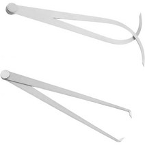 Utoolmart 250mm 25.4cm10인치 내부 외부 캘리퍼 스테인리스 스틸 단단한 마찰 조인트 측정 도구 1쌍
