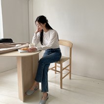 [2가지기장] 키벳 속밴딩 세미 부츠컷 데님 팬츠 69284 빅사이즈 여성의류