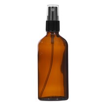 [유리용기] 갈색 유리병 스프레이용기 5ml 10ml 20ml 30ml 50ml 100ml, 갈색병100ml검정스프레이
