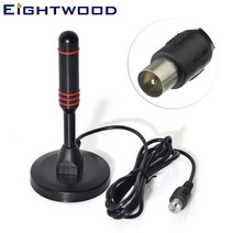디지털 안테나 공중파 UHD TV 수신기Eightwood-고성능 디지털 TV 안테나 휴대용 실내/야외 공중 DAB 라디, 한개옵션0