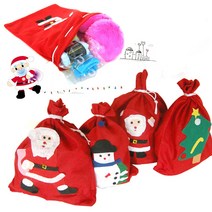 크리스마스선물포장 산타선물주머니 선물포장 포장지 복주머니 성탄절 크리스마스 장갑 교회 양말 귀마개 트리장식 단체선물선물주머니 크리스마스포장