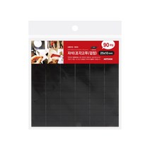 자석(조각고무/검정) 0630 고무자석 25x10 (mm) 90개입, 2개