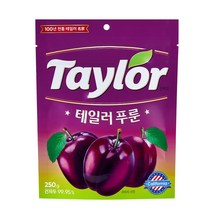 [테일러팜스 공식] 유기농 푸룬 건자두 65g x 10봉, 10개