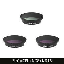 DJI 아바타용 렌즈 필터 세트 UV CPL ND NDPL8/16/32/64 키트 드론 카메라 보호기 광학 유리 액세서리, 3in1