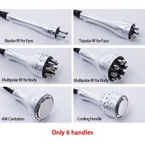 얼굴 리프팅 기계 40K Citation Radio Frequency Weight Loss RF Skin Care Body Shaping, 04 6 핸들s