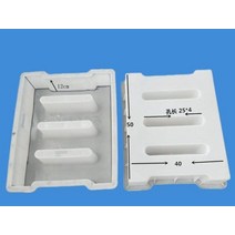 조경용배수판50×50×3.5t pe배수로 텃밭 배수로 오수관로 배수판 PE배수로 배수관 배수로 u관 방습파레트 조경용배수판5cm 바닥배수판, 흰색