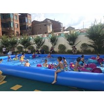 초대형 에어 바운스 대형 수영장 워터 풀빌라 풀장 팬션, 5x10x0.6 (두껍게)