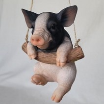 대롱대롱 돼지장식품 얼룩 돼지 장식 소품 개업 집들이 개업 선물 거실 풍수 인테리어 소품