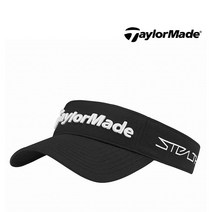 테일러메이드 STEALTH 투어 레이더 어썬틱 바이저/썬캡, 블랙, 1개