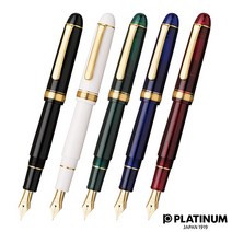 플래티넘 센츄리 만년필 금장 3776 PNB-15000, #71 부르고뉴 레드, EF