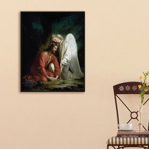 [더벨라] 칼 하인리히 블로흐 - 겟세마네 동산의 그리스도 Christ in Gethsemane 모던프레임 캔버스액자