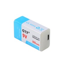 (으뜸몰100) 9 V 1000mAh리튬 이온 충전식 배터리 마이크로 USB 배터리 9 v 리튬 멀티미터 마이크 장난감 리모콘 KTV 9 볼트 리튬이온 충전지 마이크로 USB, 1PC 500MAH