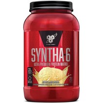 BSN 신타6 프리미엄 웨이 프로틴 유청 단백질 바닐라맛 28 서빙 BCAA 아미노산 글루타민, 1개, 기본