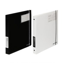 3공 포켓바인더 노트 내지60매, 흑색(340041)