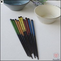 세련된느낌 따듯한감성 퀄리티UP 일식전용 얇은젓가락 우드젓가락, 옐로우