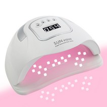 고출력 네일 램프 매니큐어 젤 폴리시 건조기용 대형 LCD 터치 66LED 스마트 드라이어 300W, 24.SUN X12 MAX white - EU, 24.SUN X12 MAX white - EU
