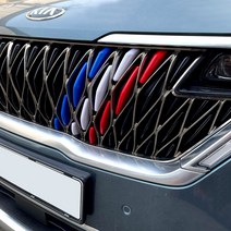 더블랙 4세대 카니발 KA4 튜닝 용품 그릴커버 국기몰딩, 프랑스