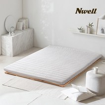 느웰 천연라텍스 토퍼 매트리스 스트라이프 7.5cm/Q
