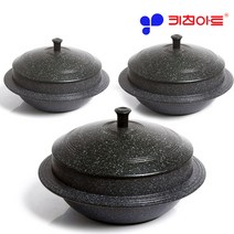 키친아트 양면코팅 통주물 가마솥 미니가마솥, 24cm