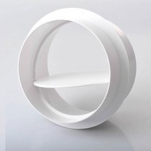외풍 차단 댐퍼 100mm 150mm 환기 체크 밸브 인라인 덕트 주방용 가정용 그릴