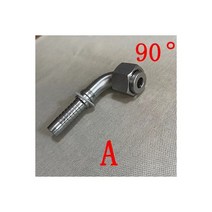 Metric M1042 유압 콘 호스 엔드 withold 튜브 고압 피팅 625mm 가시 조인트 커넥터, A bend_25MM to M36x2