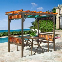 원두막 정자 오두막 농막 야외정자 바베큐장 방가로, A타입