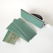 샌딩기 탁상 그라인더 벨트 샌더 샌더에 적합 직사각형 건식 샌드페이퍼 × 핸드 플레너, 240 그릿, 10개