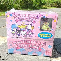 산리오 서프라이즈 마이키링 랜덤키링 16종 24개 1박스 (서비스키링 포함), 240g, 1개