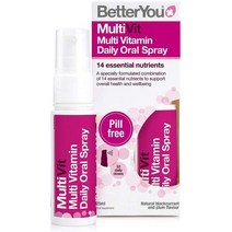 영국 베러유 BetterYou 멀티비타민 액상 스프레이 14가지 필수 영양소 25ml, 2팩