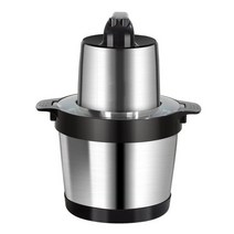 1200W 다기능 고기 분쇄기 6L 대용량 쵸퍼 민서 2 속도 스테인레스 스틸 푸드 프로세서, 01 Black_01 220V_01 미국