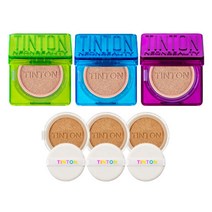 틴톤 네온에디션 올인원 핏 쿠션 파운데이션 + 리필 세트, 21호, 1세트