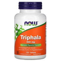 Now Foods 트리팔라 500mg 120정, 1개