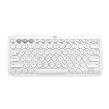 로지텍 무선키보드 K380 + 키스킨, White, 텐키리스