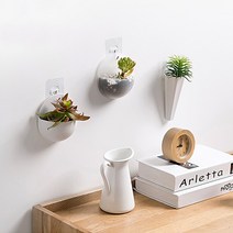 리브이마켓 벽걸이 인테리어 걸이 화분 거실 행잉, 반구투명