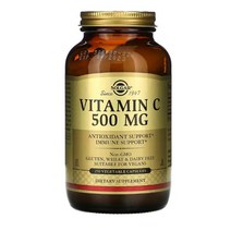 솔가 비타민 Vitamin C 500 mg 250 식물성 캡슐 ascorbic acid Microcrystalline cellulose stearic acid 글리세린 셀룰로오스