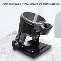 나무홈파기 목공트리머 각끌기 비트 목공공구 makita rt0700c 용 알루미늄 합금 전기 베이스 내구성 에지 커터 트리밍 머신 베이스 액세서리, 협력사, 한개옵션0