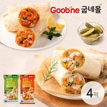 [굽네] 치밥브리또 2종 맛보기 외 3팩 택1 (볼케이노/갈비천왕), 01.브리또 2종 맛보기_PR88