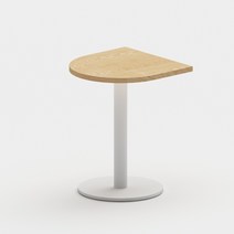 업소용 테이블 카페용 상업용 영업용 원목 분식 상업용 탁자 식탁, 70x70x75cm, 11.우드컬러반원형테이블