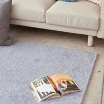 비엔에이치홈 [갤러리아] BHHOME 심플 플레인 샤기카페트 러그 인테리어 매트 소형 2평