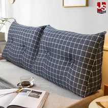 JS리빙 침대 등받이 쿠션 침실 삼각 바디필로우 방석 베개 수유 모유 소파 사무실 거실 솜포함 허리 롱등쿠션 인테리어 등 목 받이 [색상별 등쿠션 + 다양한 모음전emd, 벨리 체크쿠션X높이40cm