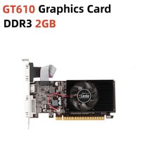 데스크탑 컴퓨터용 냉각 선풍기 그래픽 게임용 디스플레이 GT730 4GB 비디오 DDR3 128 비트 컴퓨터 카드, 3.GT610 2GB