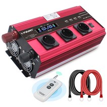 인버터 지속출력 3000W 최대출력 6000W 12V 레드 60hz 220V LY-3060F3-12V