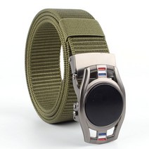 지원군몰 GW 남성 캐주얼 골프벨트 흑니켈 자동 버클 남자 청바지 골프 허리띠