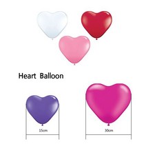 네오텍스/Heart 하트풍선/100개 6인치 12인치 선택/, 6인치 혼합색(100개)