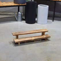 2단 60x14cm (소) 화분받침대 우드 계단 원목, 상세페이지 참조, 상세페이지 참조