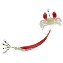 바다대장 문어 채비 핀도래 봉돌 야광 꽃개 미끼 낚시 채비, EUSSA 오렌지