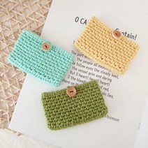 트리플 카드지갑 만들기 DIY키트 뜨개질 DIY 패키지, 251, 1개