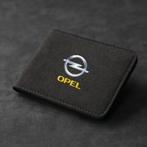 Opel OPC Line Astra h g j k f Mokka Regal ID 카드 운전 면허증 홀더 정리 가방 자동차 문서 보관 스웨이드 지갑, 05 OPEL-1
