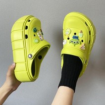 키높이 크록스스타일 슬리퍼 토이스토리 피규어 7CM 통굽 사무실슬리퍼